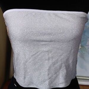 Pink Victoria's secret silver sparkle top, size M, new
